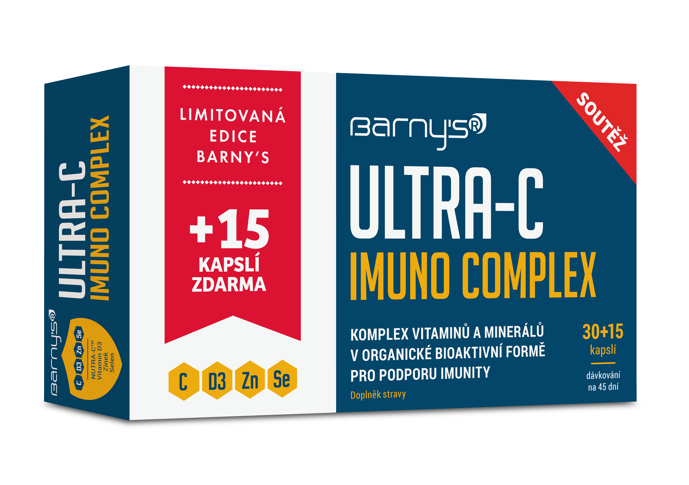 Levně Barnys ULTRA-C Imuno Complex cps.30+15 zdarma