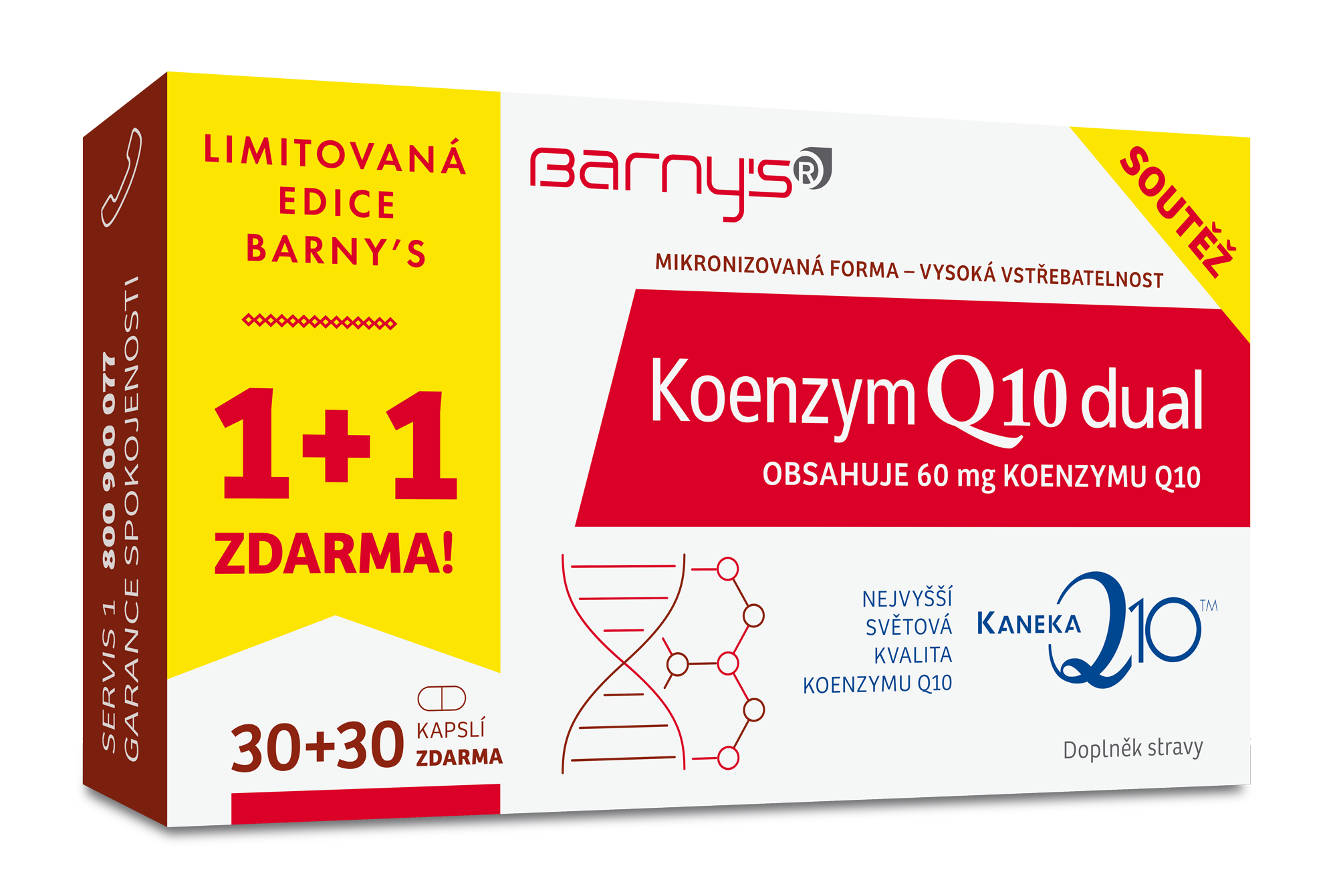 Levně Barnys Koenzym Q10Dual limit.edice cps.30+30zdarma