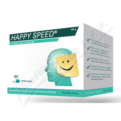 Levně HAPPY SPEED 80 vege kapslí