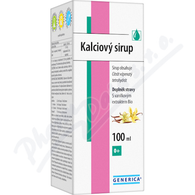 Levně Kalciový sirup Generica 100ml