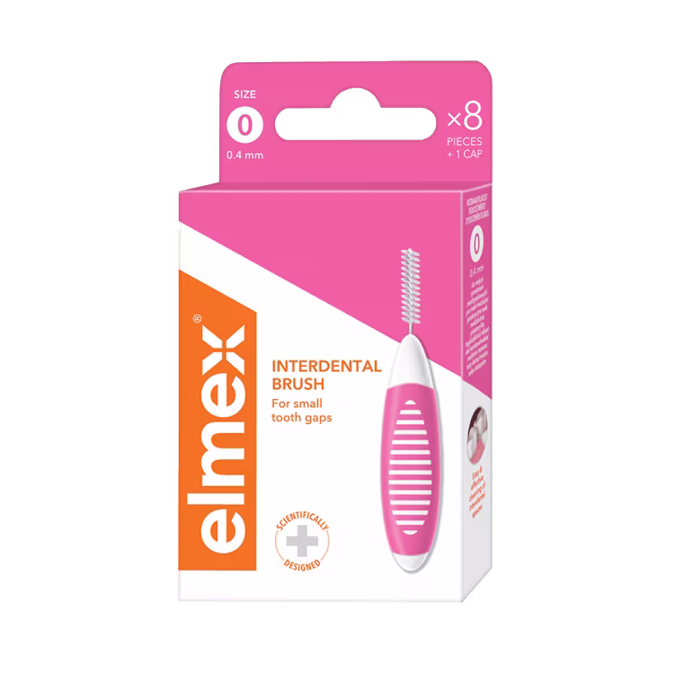 Levně Elmex mezizubní kartáček 0.4mm vel.0 8ks