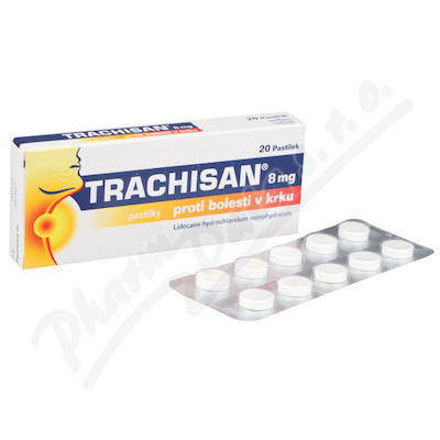 Levně Trachisan 8mg proti bolesti v krku orm.pas.20x8mg