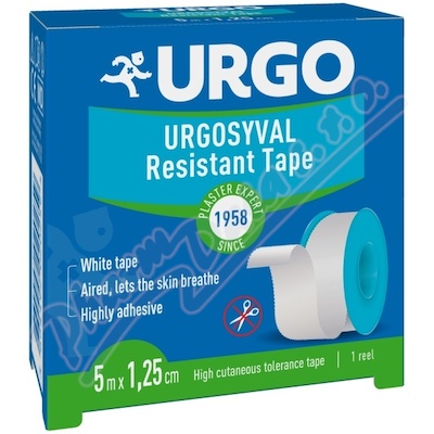 Levně URGO SYVAL Textilní náplast bílá 1.25cmx5m NOVÁ