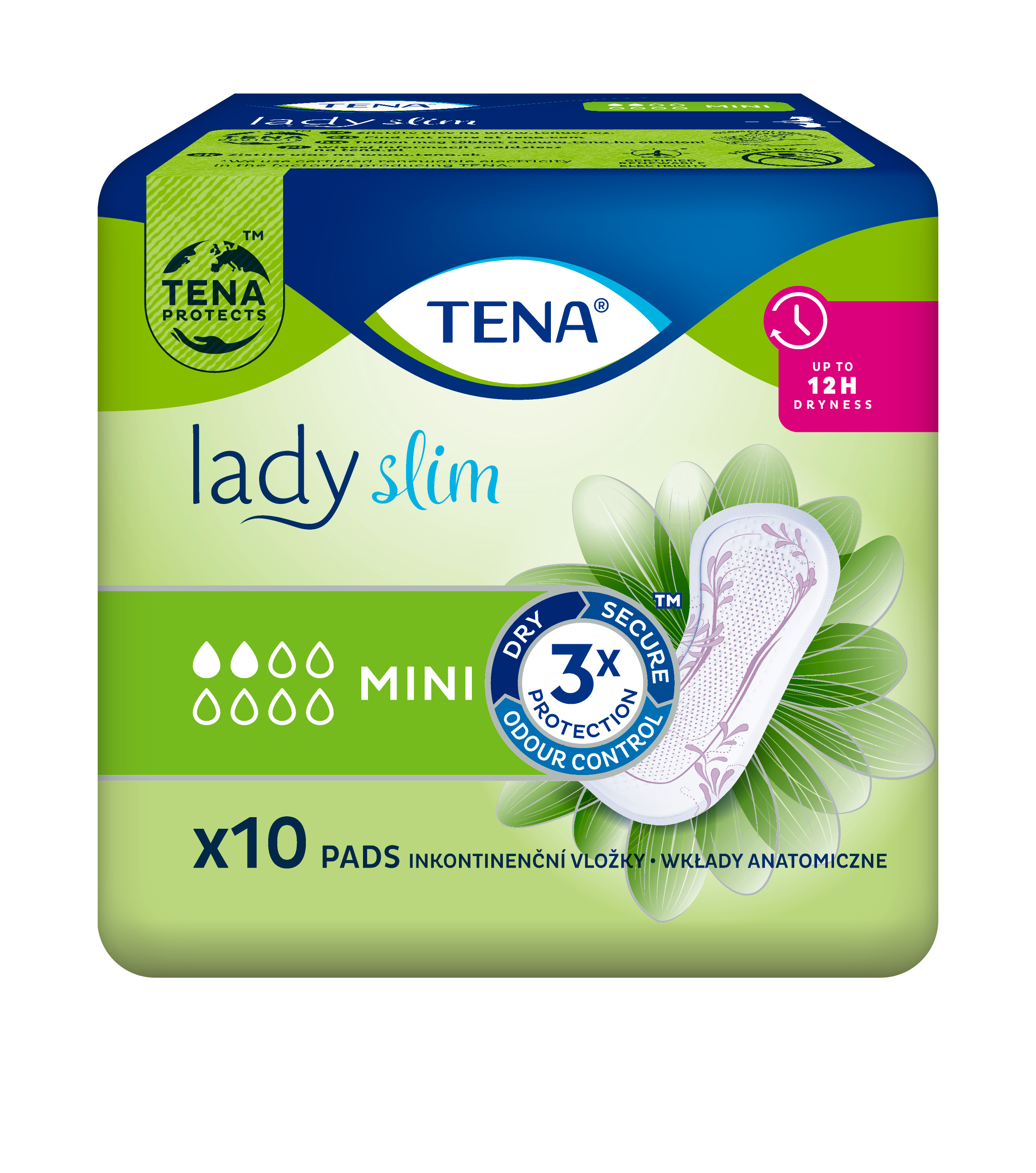 Levně TENA Lady Slim Mini ink.vložky 10ks 757146