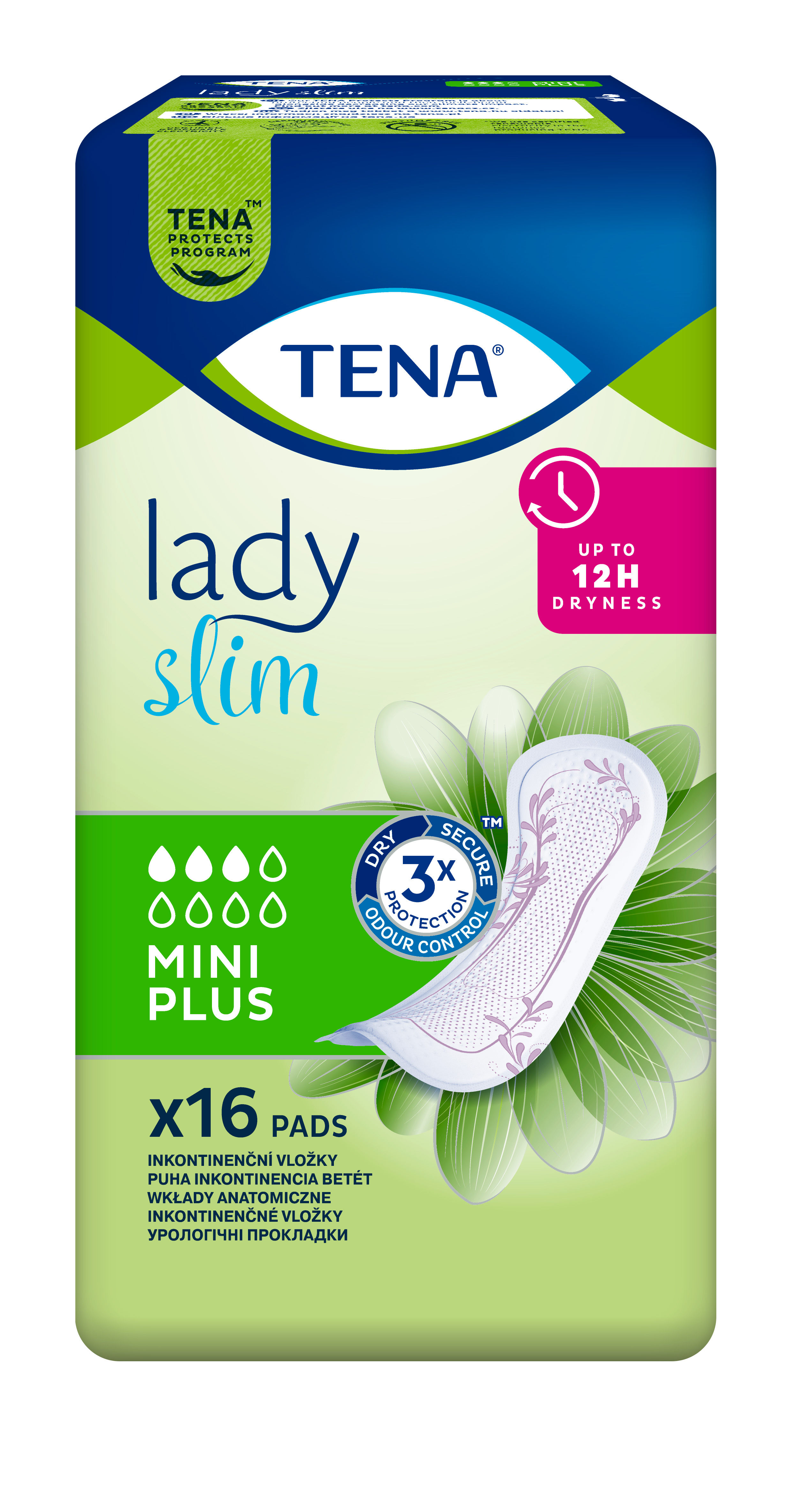 Levně TENA Lady Slim Mini Plus ink.vložky 16ks 760316