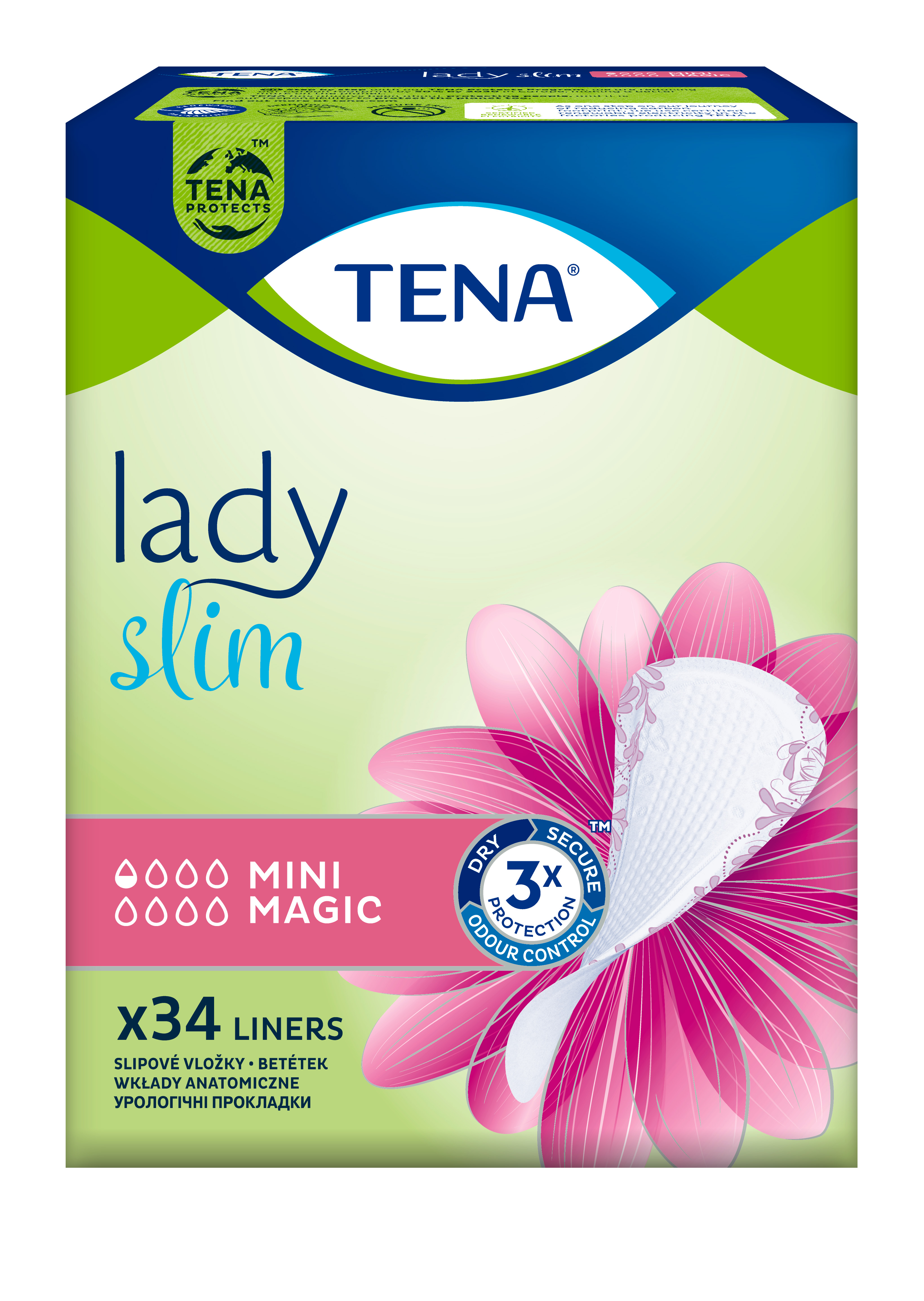 Levně TENA Lady Mini Magic ink.vložky 34ks 761052