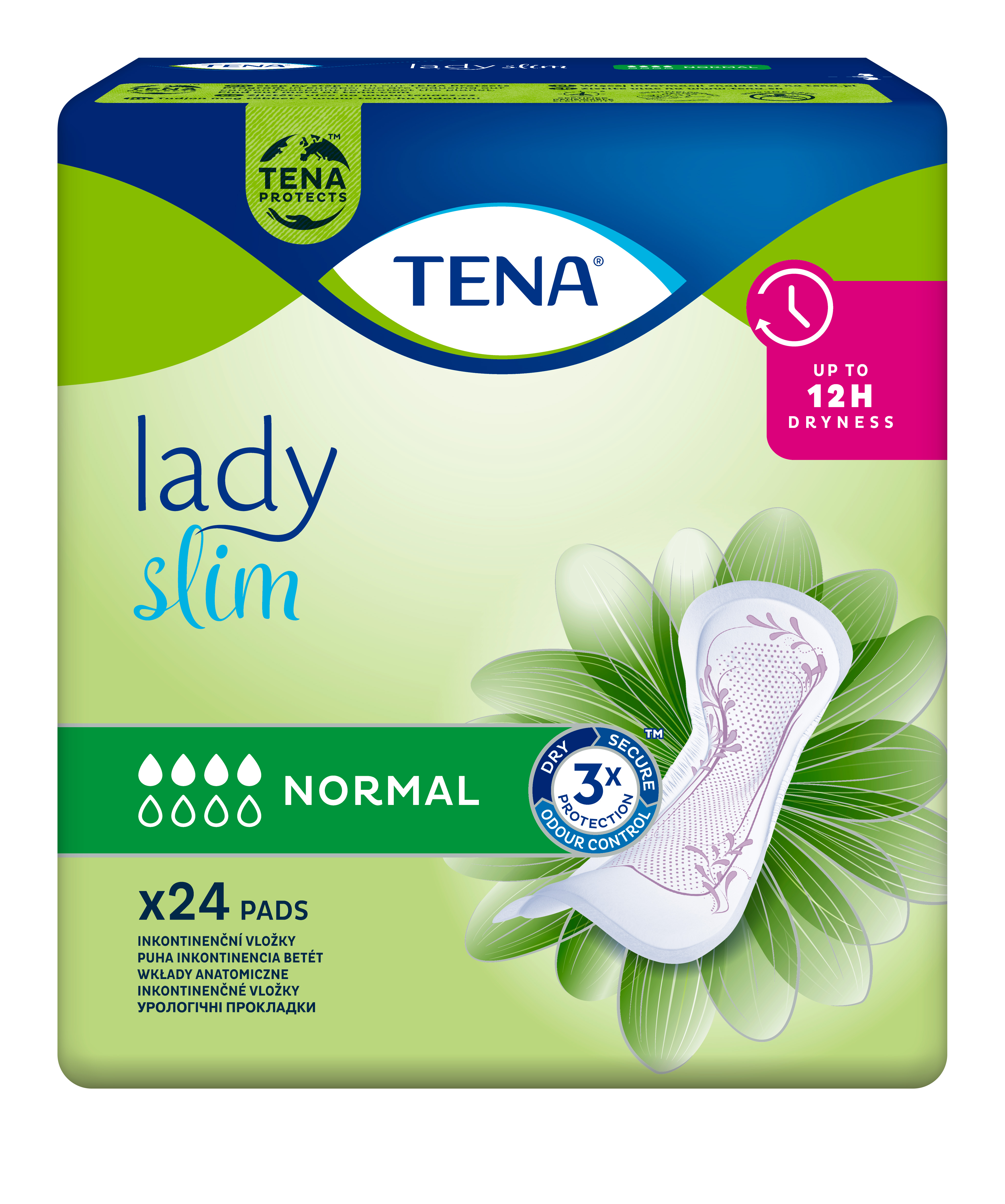 Levně TENA Lady Slim Normal ink.vložky 24ks 760492