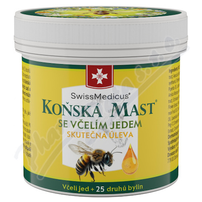 Levně SwissMedicus Koňská mast se včelím jedem 150ml