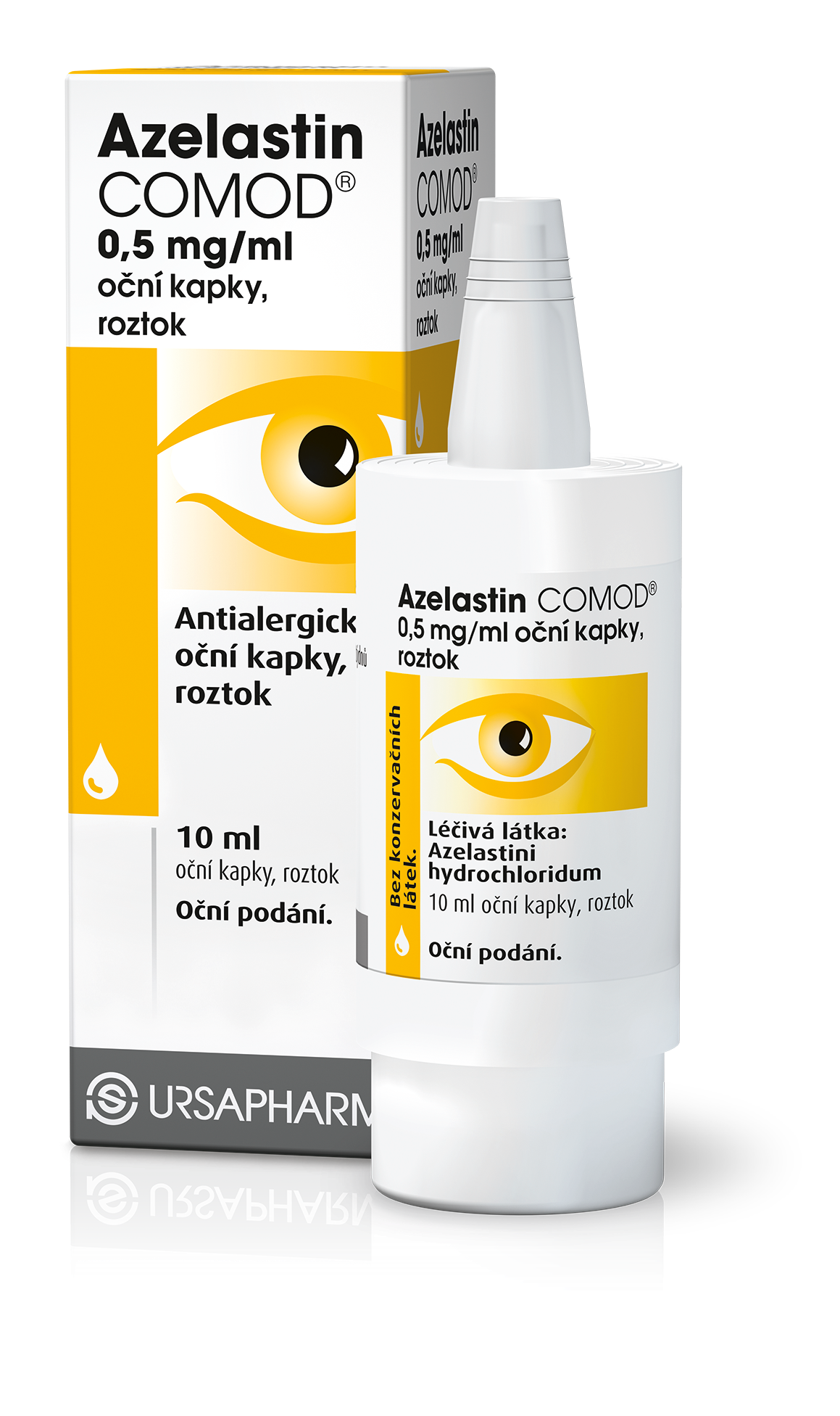 Levně Azelastin Comod 0.5mg/ml oph.gtt.sol.1x10ml/5mg