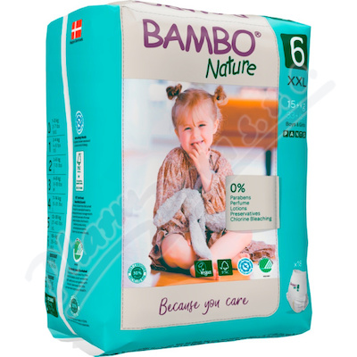 Levně Bambo Nature Pants 6 navl.pl.k.trenink.15+ kg 18ks
