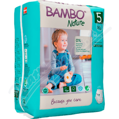 Levně Bambo Nature Pants 5 navl.pl.k.trenin.11-17kg 19ks