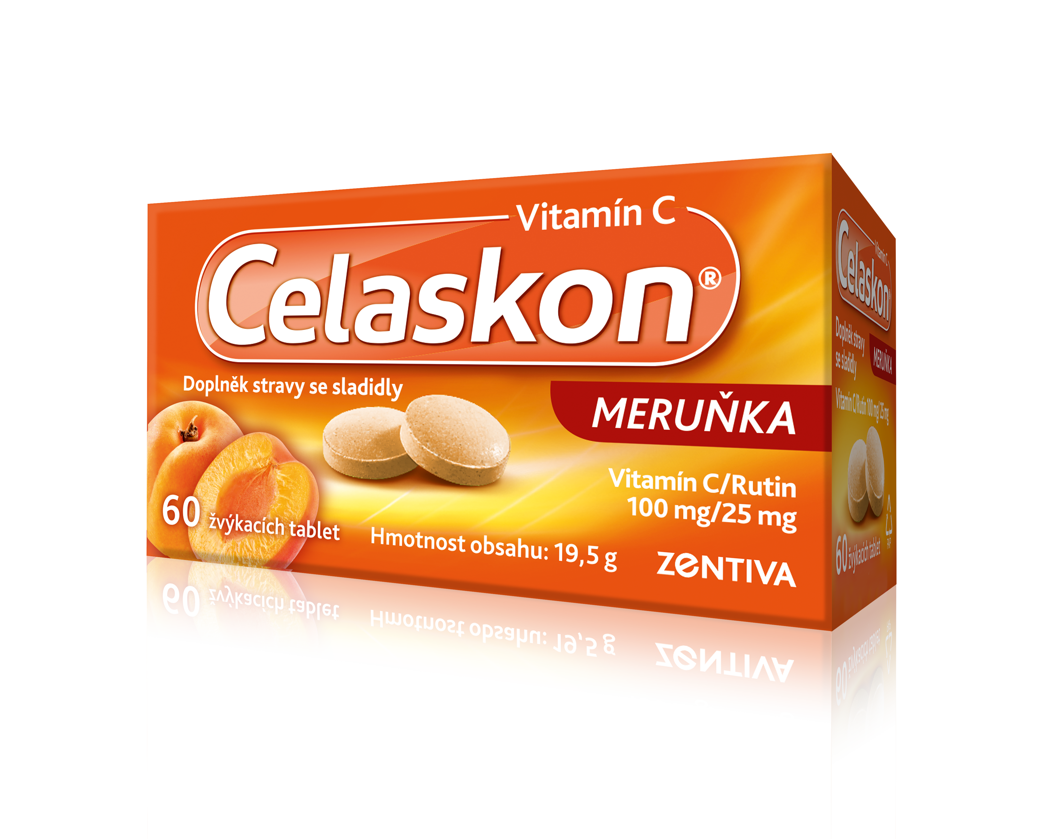 Levně Celaskon meruňka 100mg tbl.60