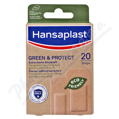 Levně Hansaplast Green&Protect náplast 20ks