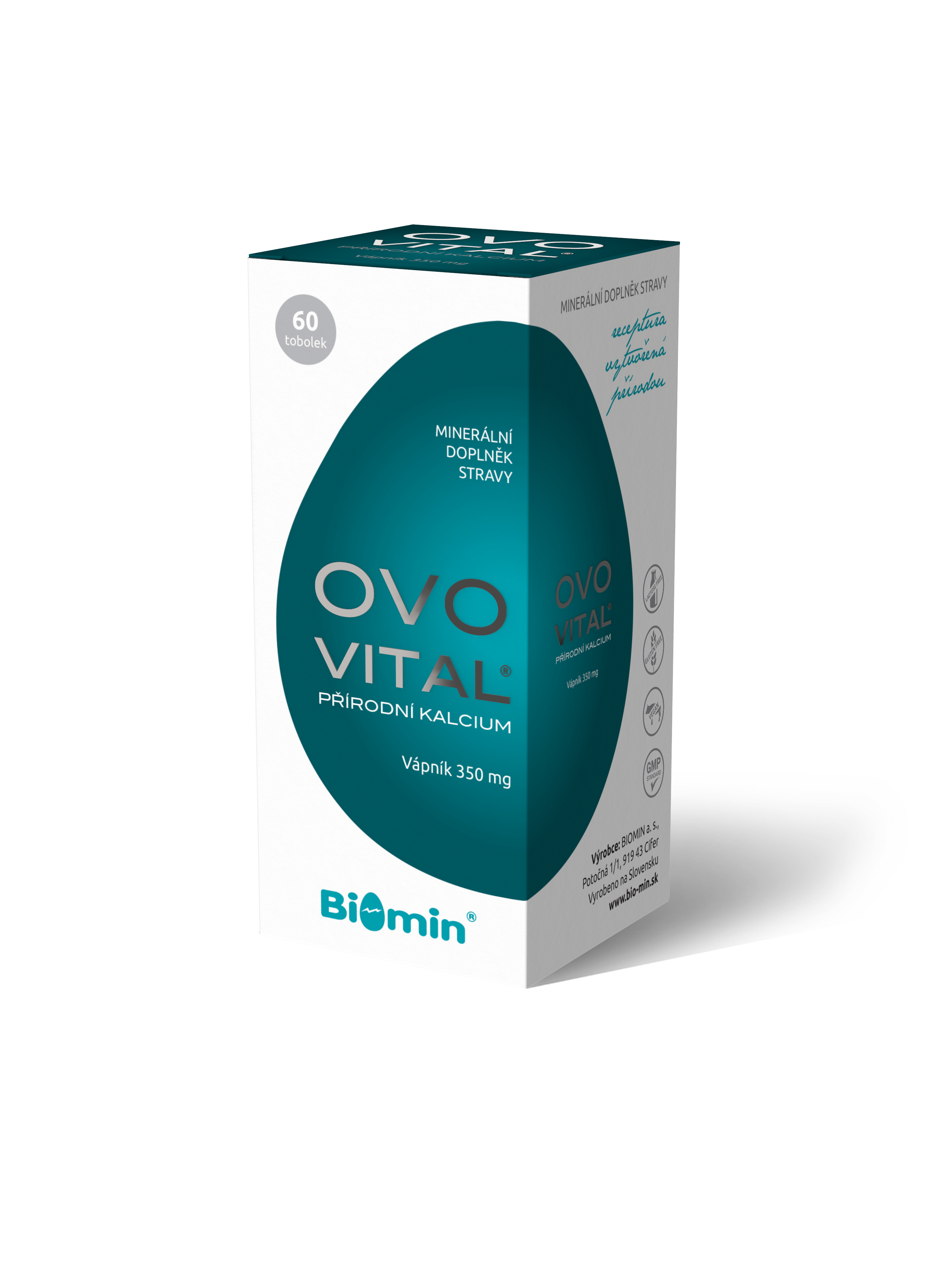 Levně Biomin Calcium ovovital 60 kapslí