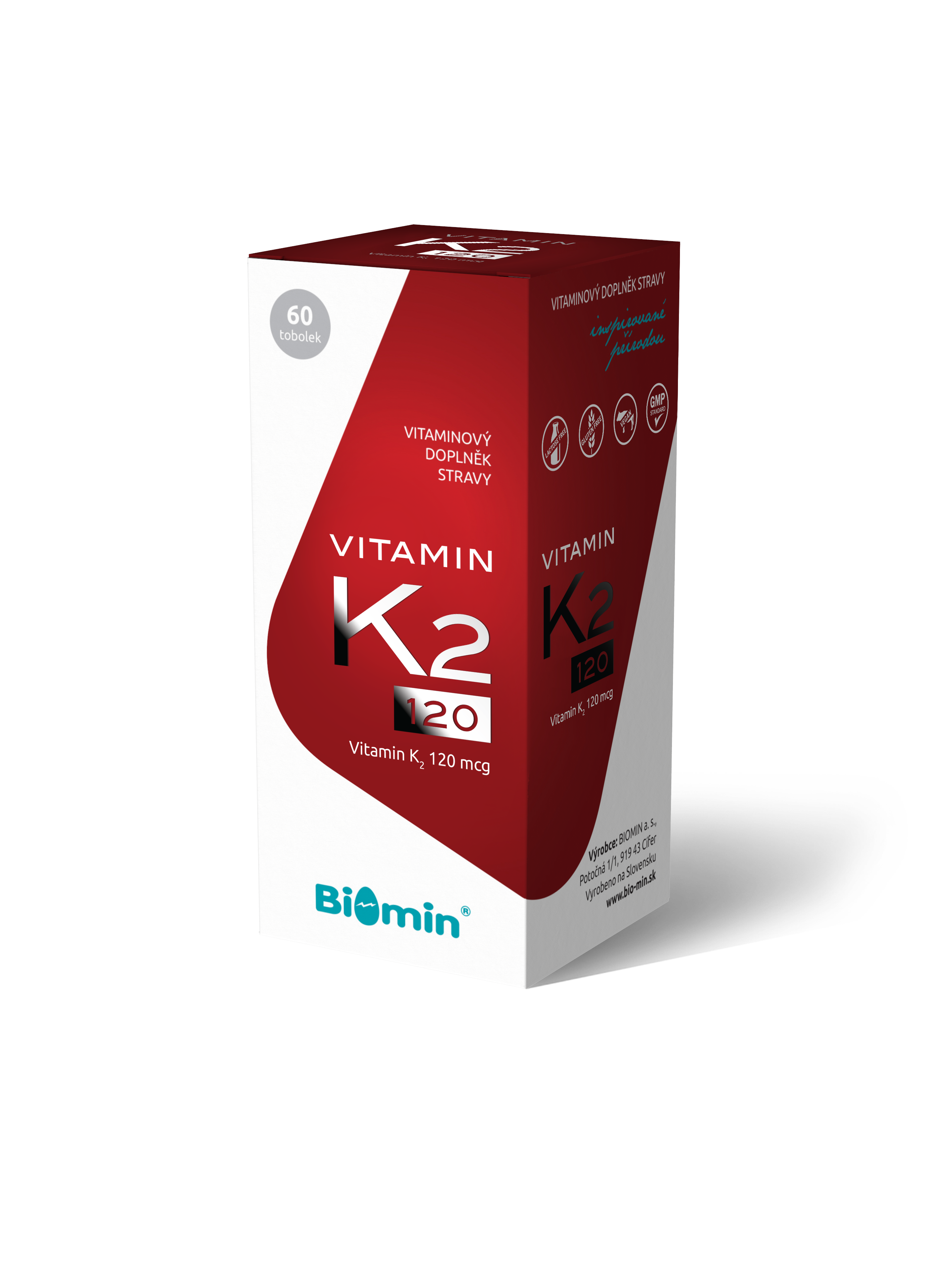 Levně Vitamín K2 120 mcg 60 tobolek