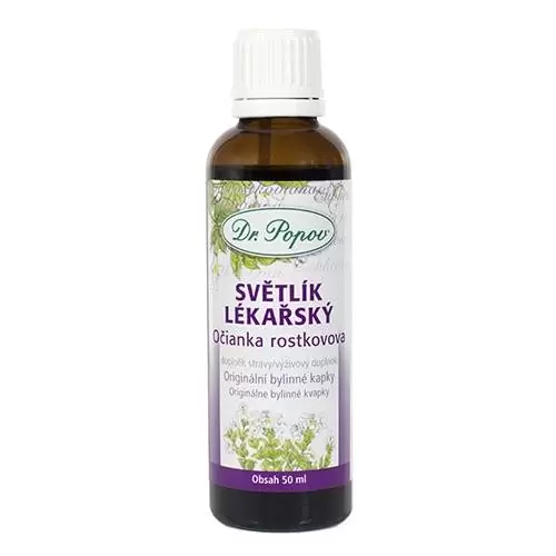 Levně Dr.Popov Kapky bylinné Světlík lékařský 50ml