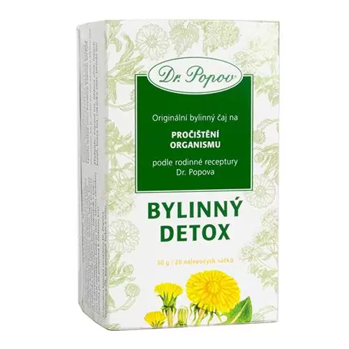 Levně Dr.Popov Čaj Bylinný detox 20x1.5g