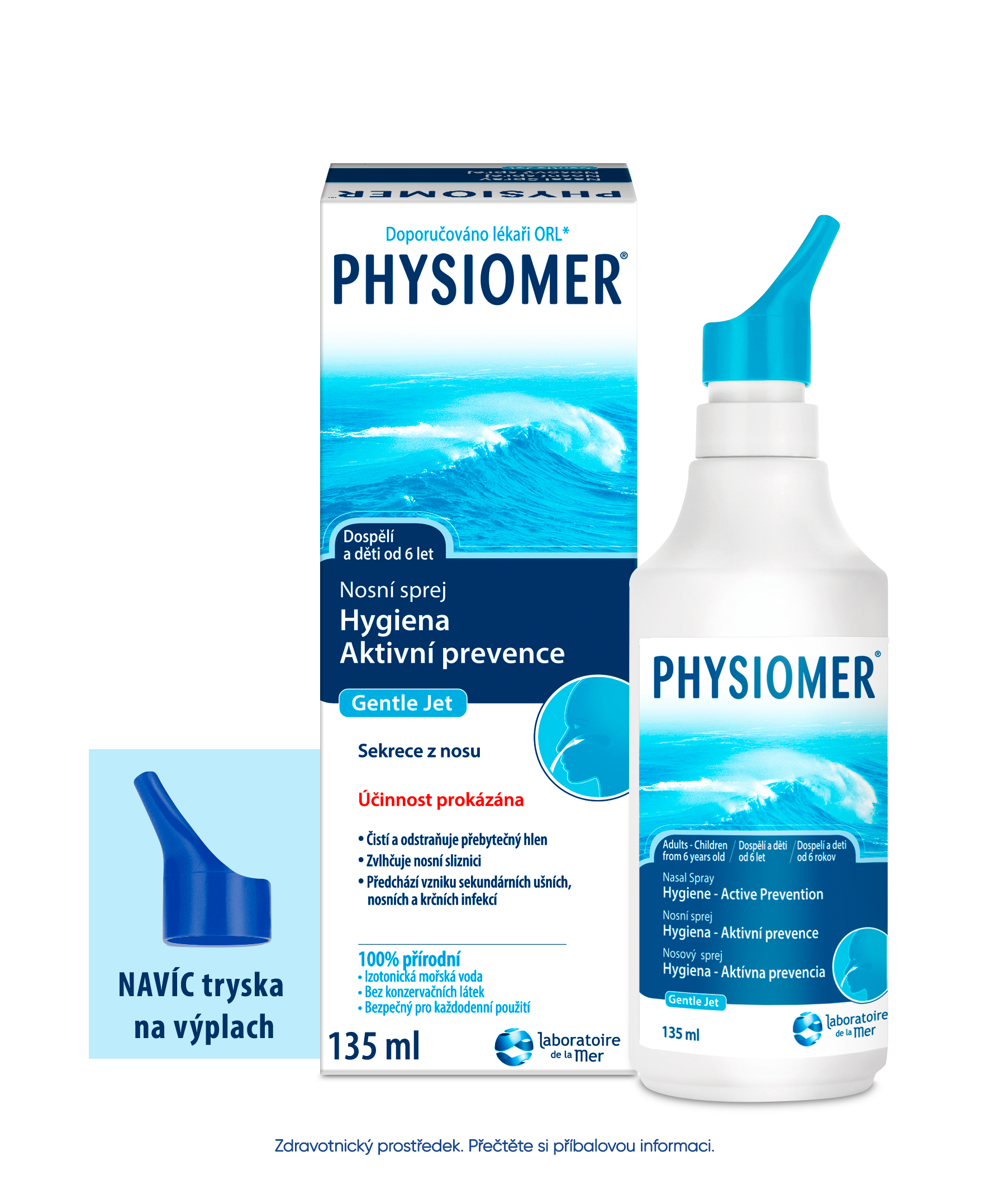 Levně Physiomer Gentle Jet 135ml