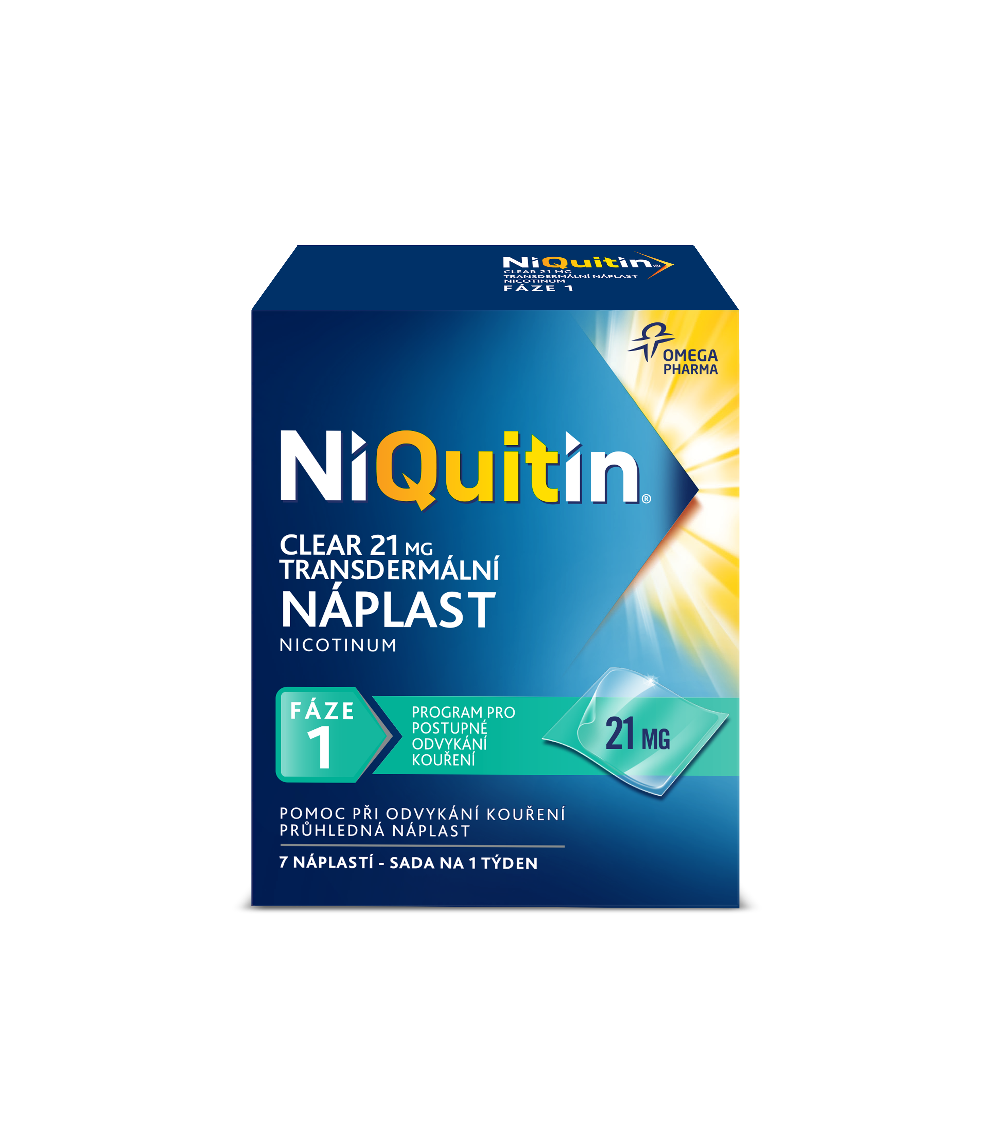 Levně Niquitin Clear 21mg/24h Tdr Emp 7 Ii