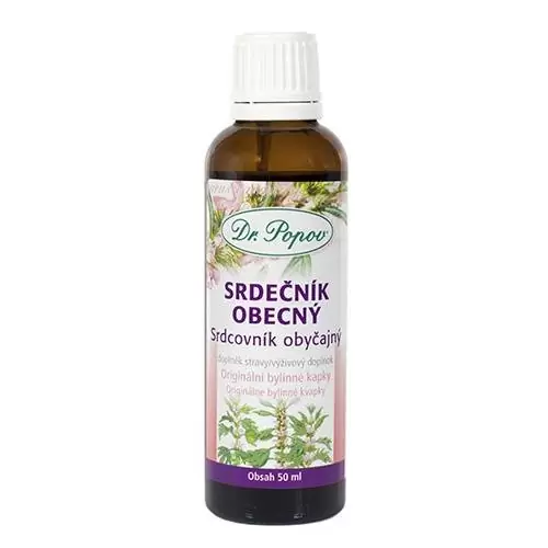 Levně Dr.Popov Kapky bylinné Srdečník obecný 50ml