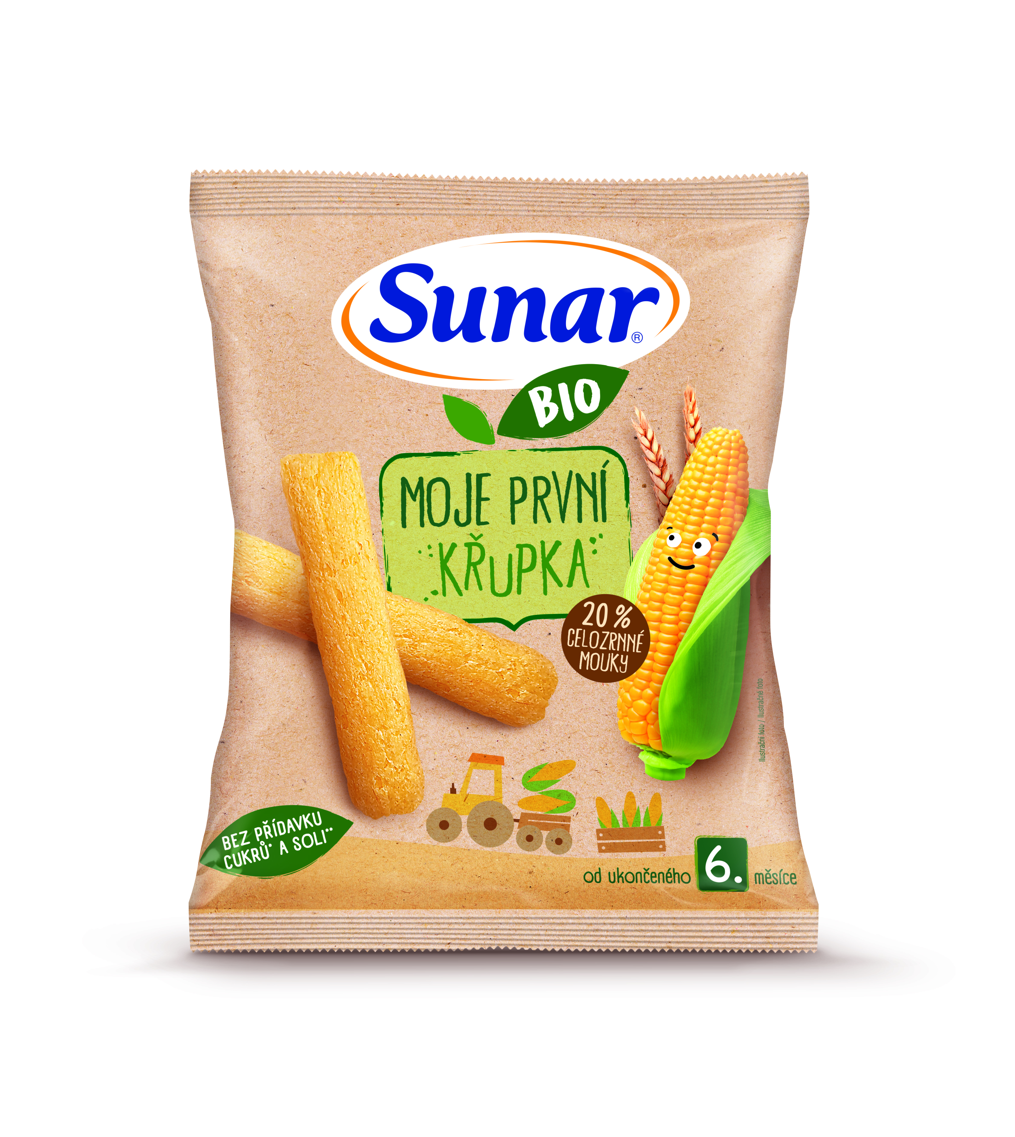 Levně Sunar BIO Moje první křupka 25g