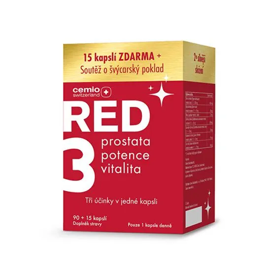 Levně Cemio RED3 cps.90+15 dárek 2023 ČR