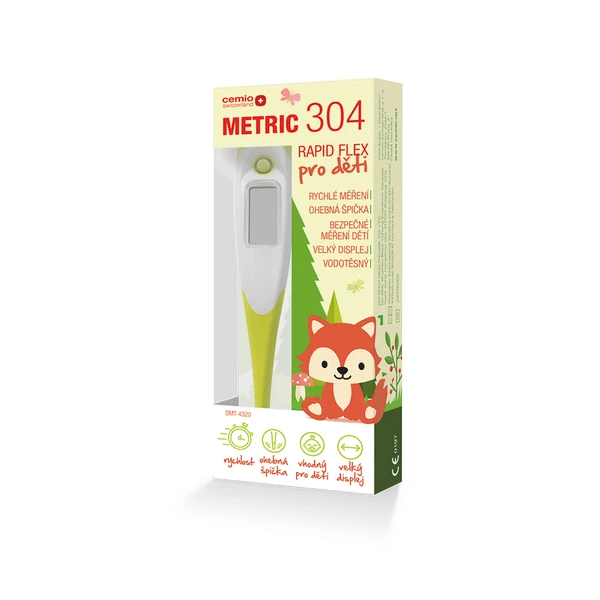 Levně Cemio Metric 304 Rapid Flex Teploměr digitální dětský
