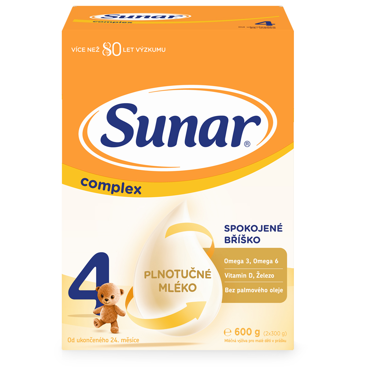 Levně Sunar Complex 4 batolecí mléko 600 g