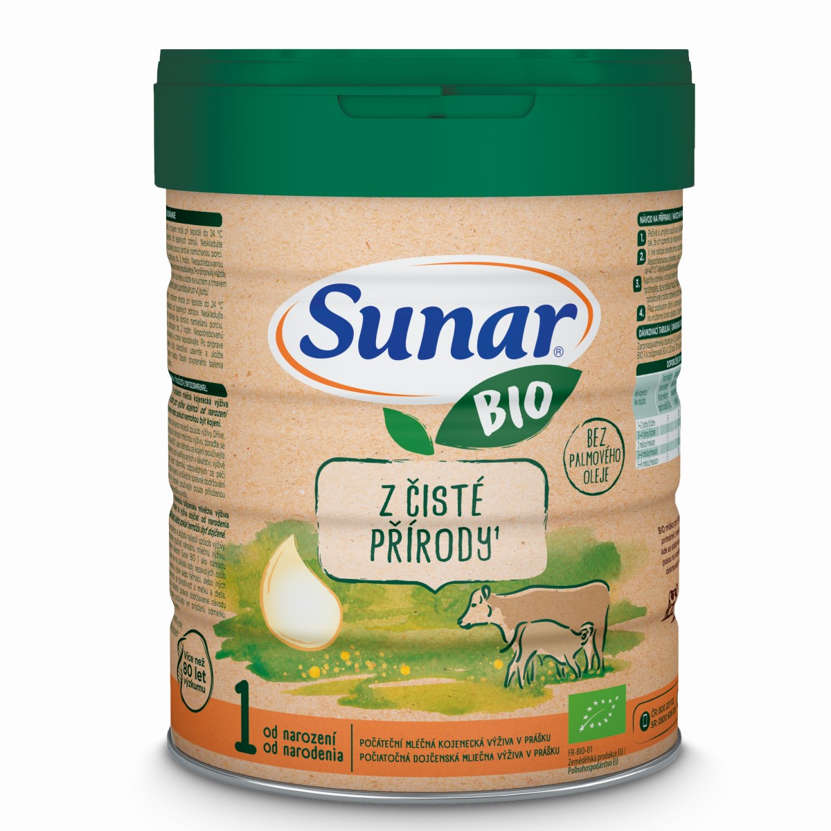 Levně Sunar BIO 1, počáteční kojenecké mléko