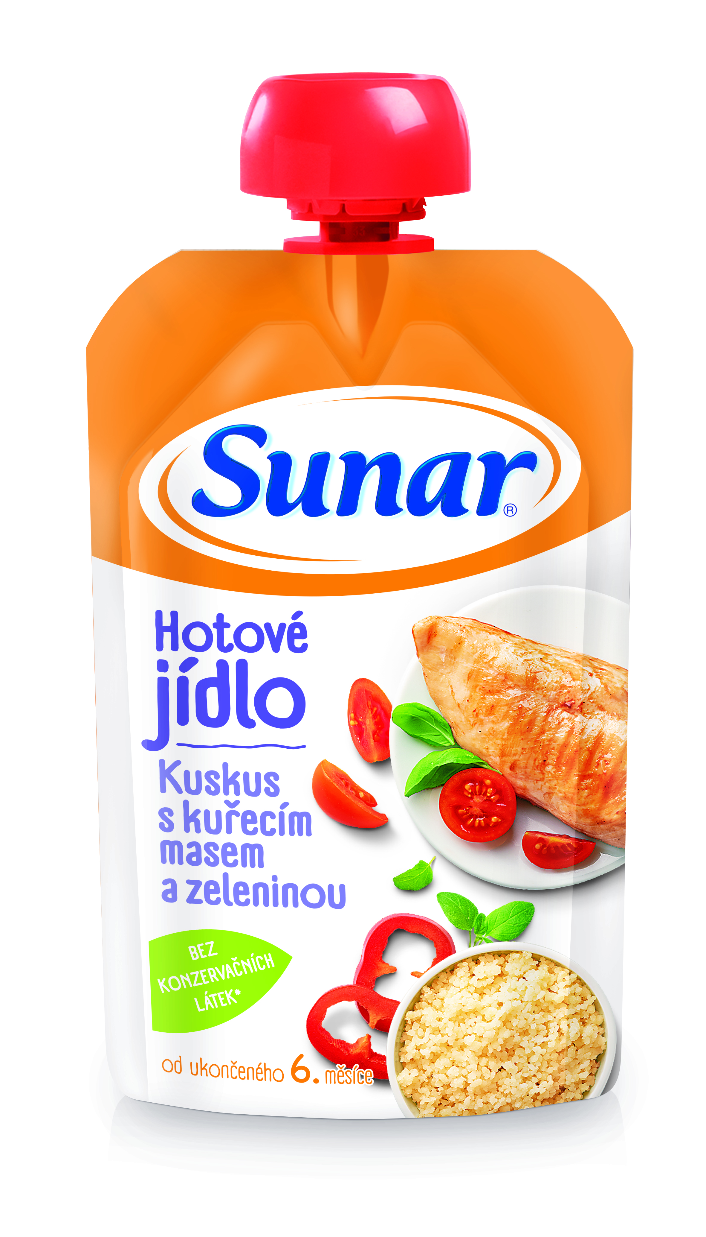 Levně Sunar Hotové jídlo kuskus s kuřecí maso a zeleninou 120g