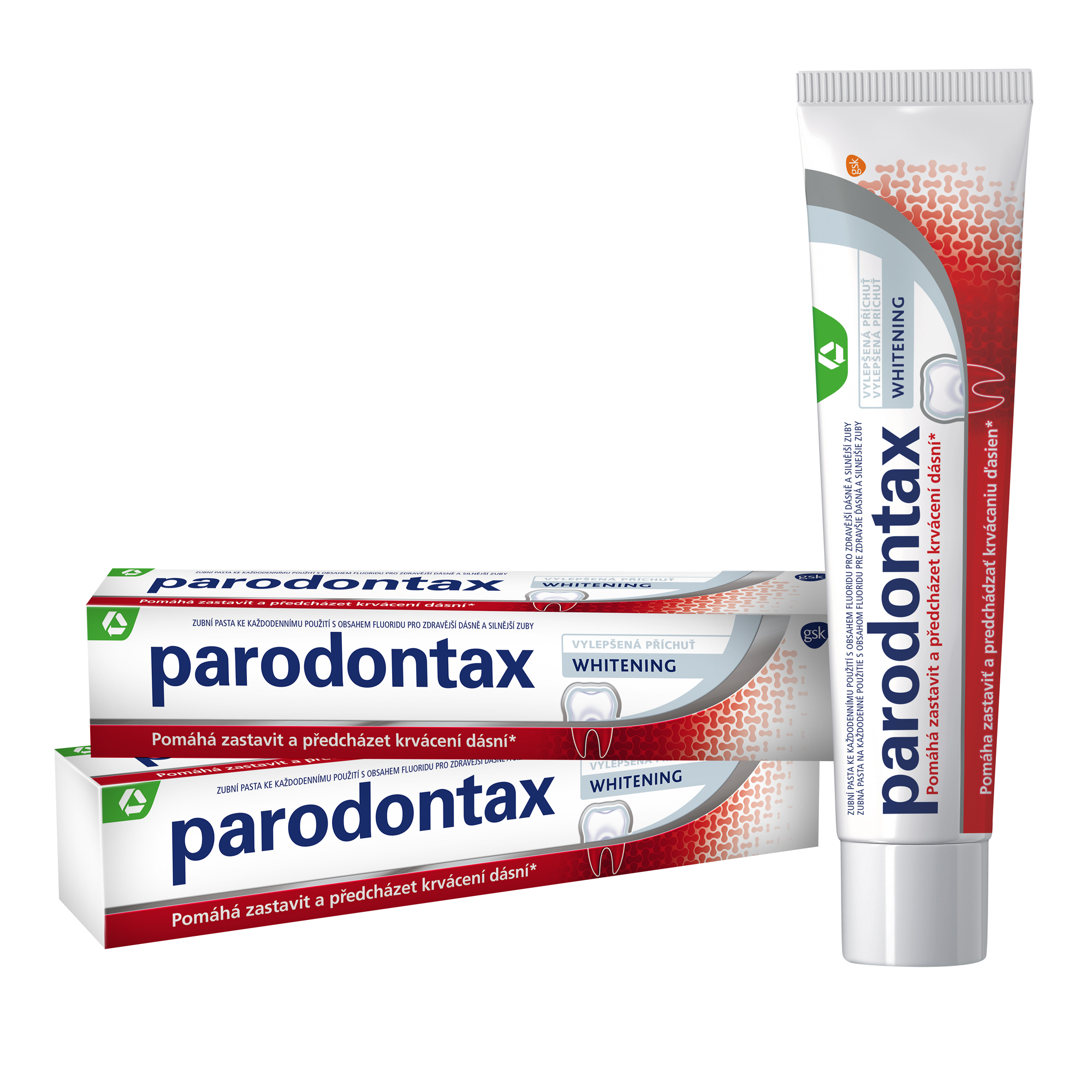 Levně Parodontax Whitening zubní pasta 2x75ml