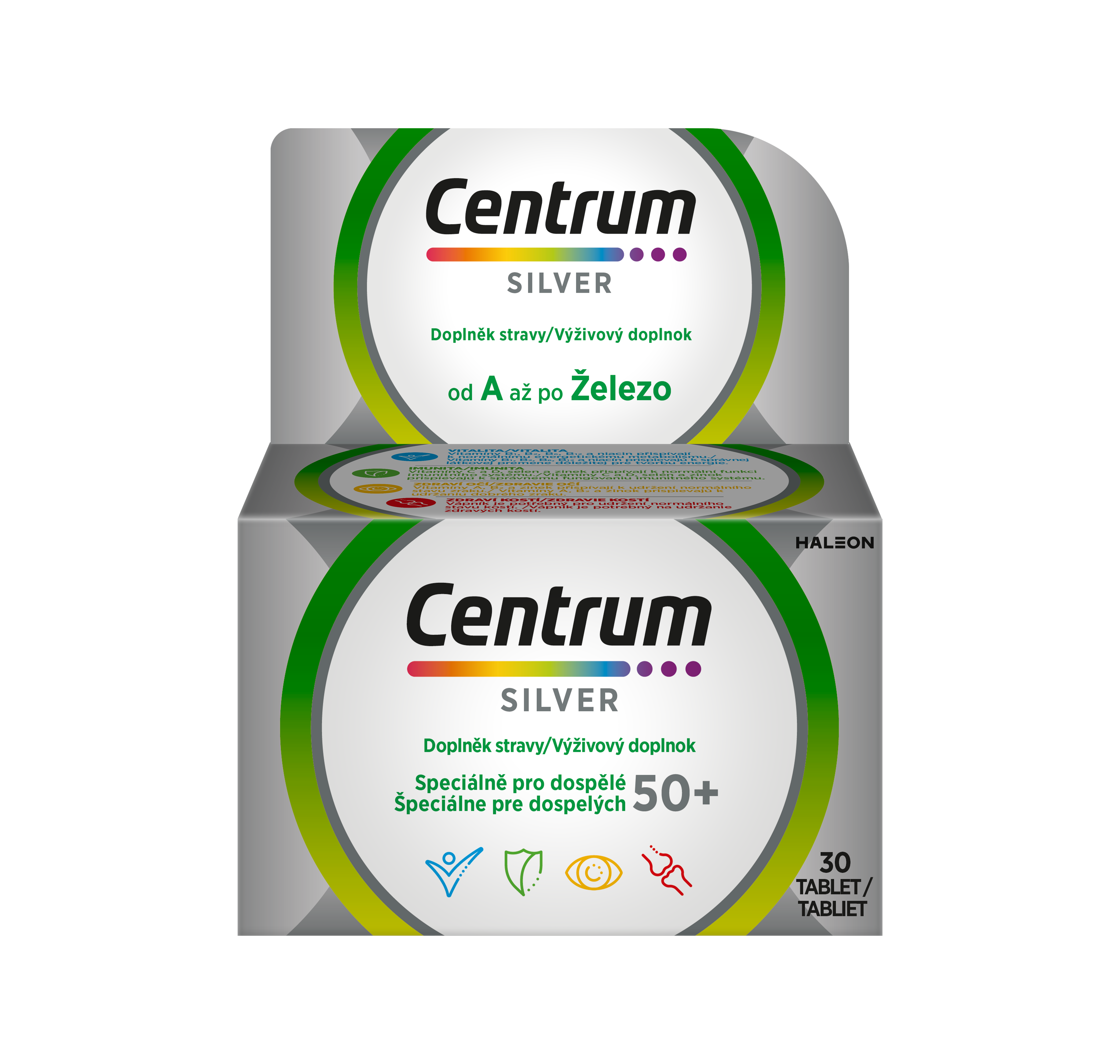 Levně Multivitamin Centrum SILVER 30tbl