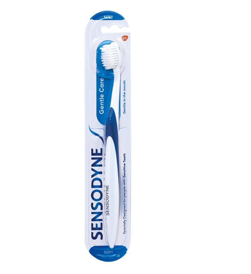 Levně Sensodyne Gentle Care Soft zubní kartáček pro citlivé zuby, 1ks