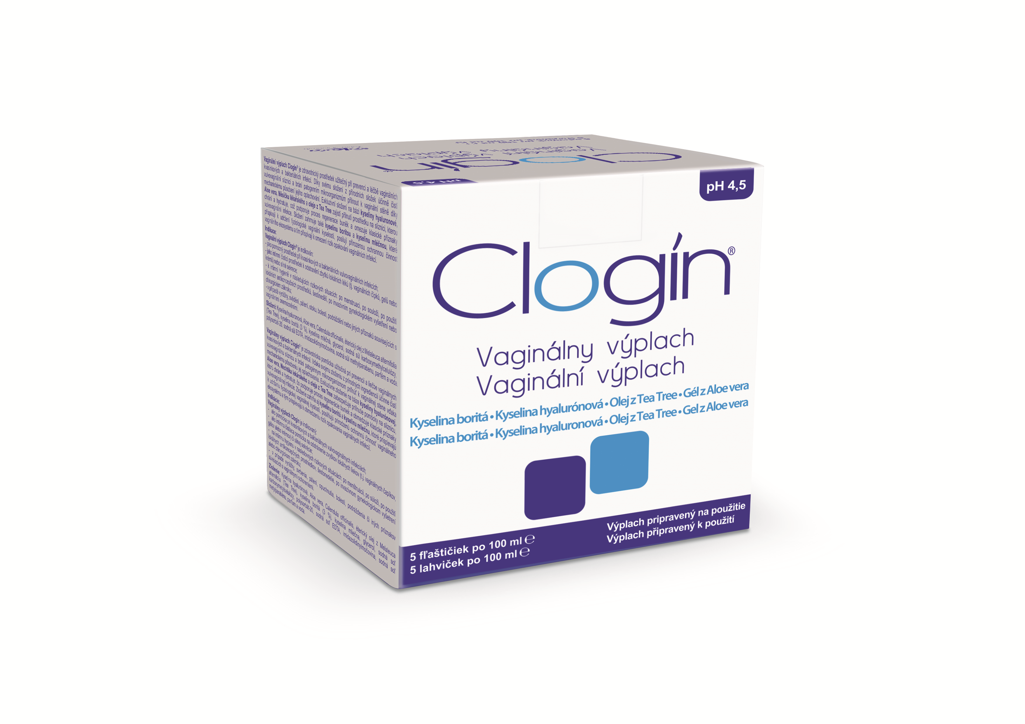 Levně CLOGIN vaginální výplach 5x100ml