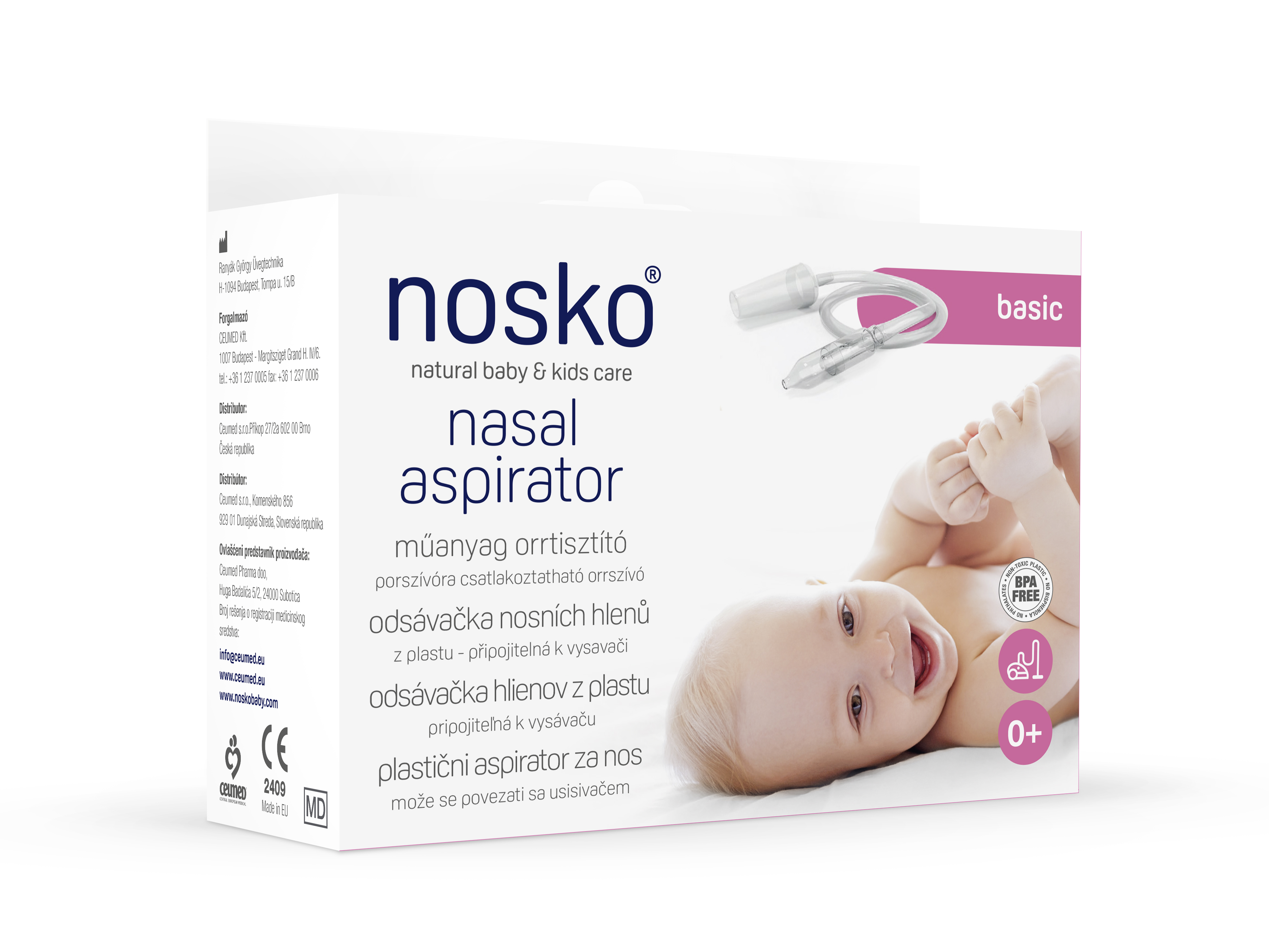Levně Nosko Basic odsávačka nosních hlenů plast