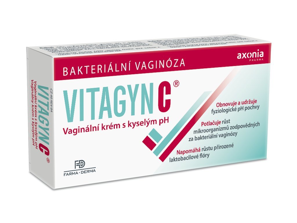 Levně VITAGYN C vaginální krém s kyselým pH 30g
