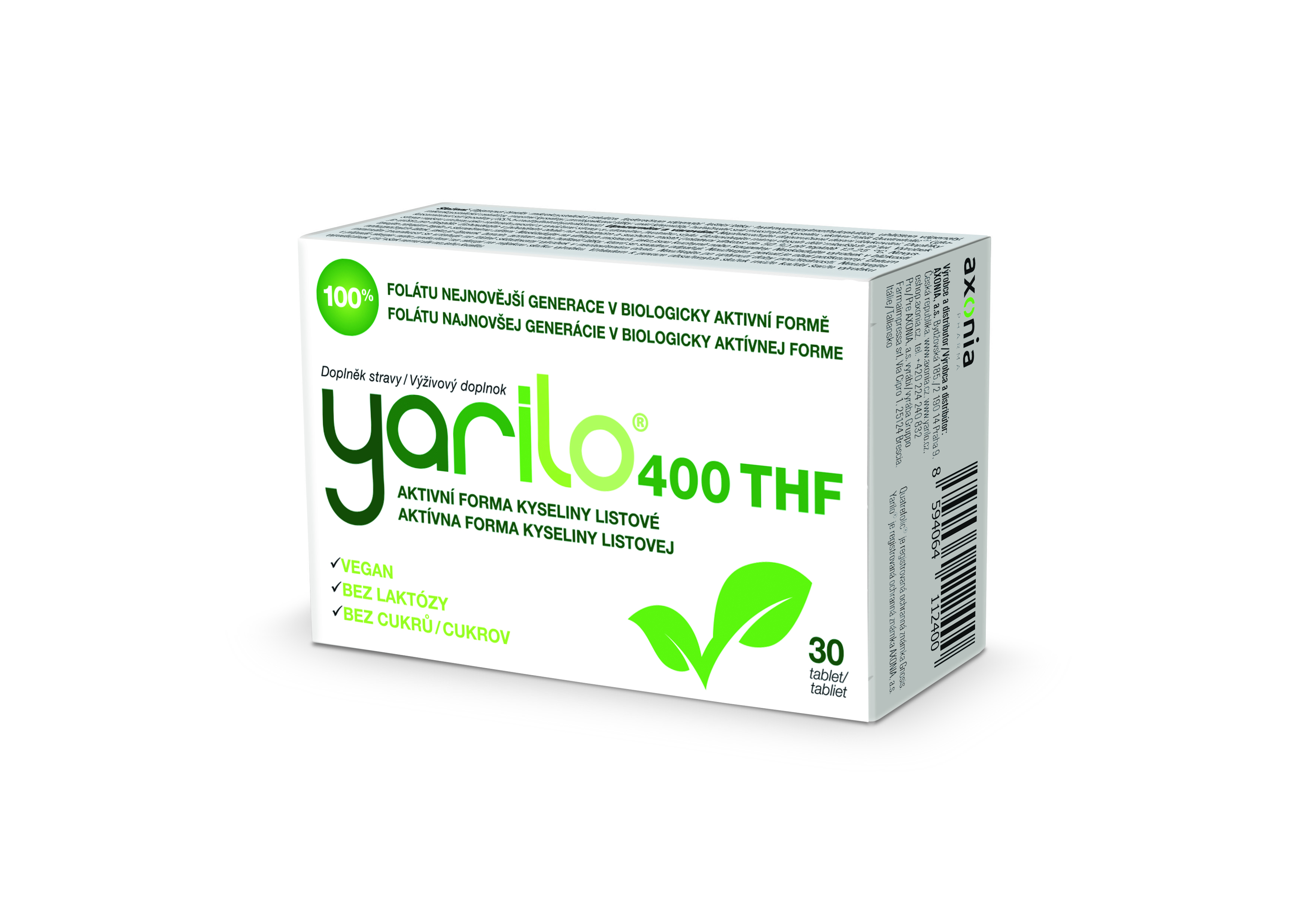 Levně YARILO 400 THF tbl.30