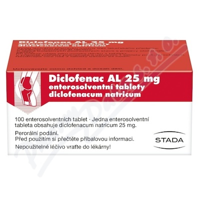 Levně Diclofenac AL 25mg tbl.ent.100