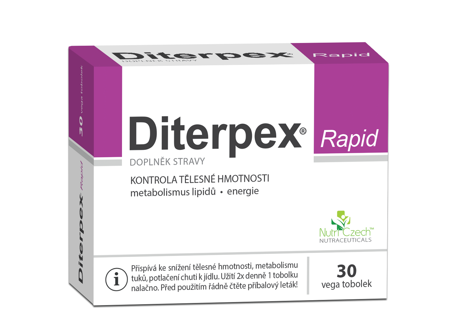 Levně Diterpex Rapid 30 vega tobolek
