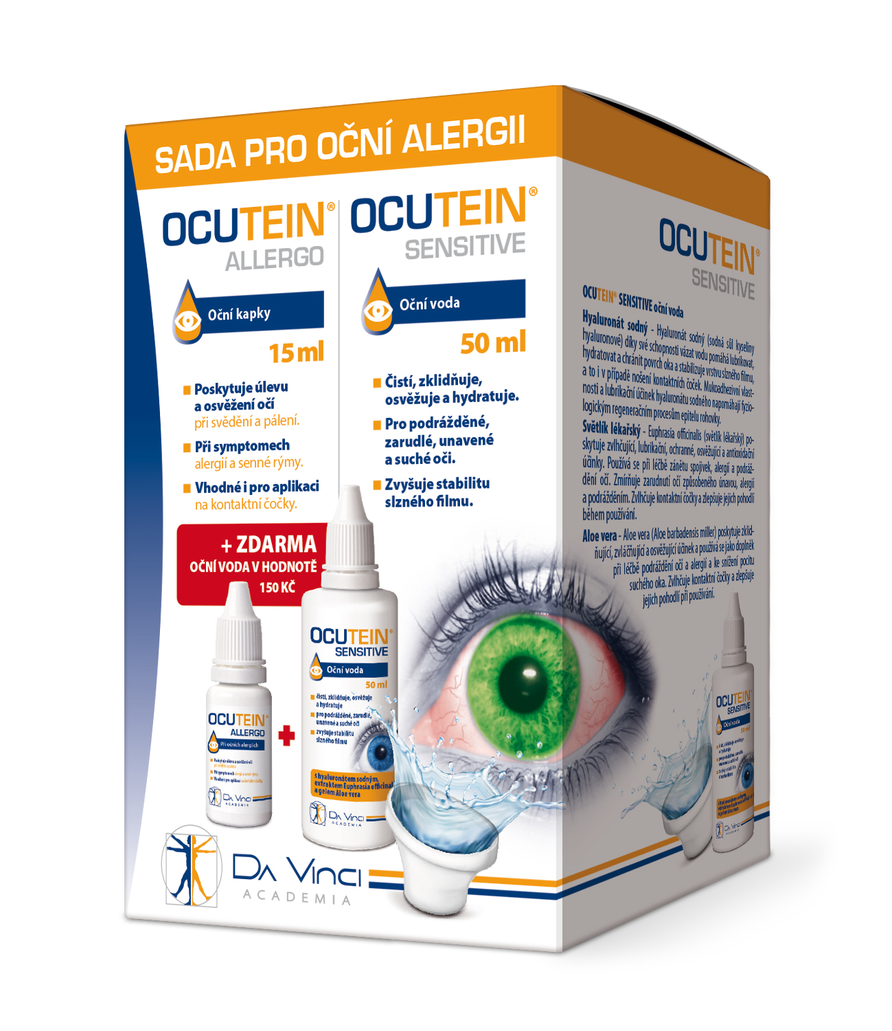 Levně OCUTEIN ALLERGO oční kapky 15ml + oční voda 50ml