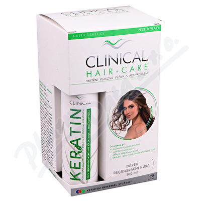 Levně Clinical Hair-Care tob.120+keratin 100ml 4měs.kúra