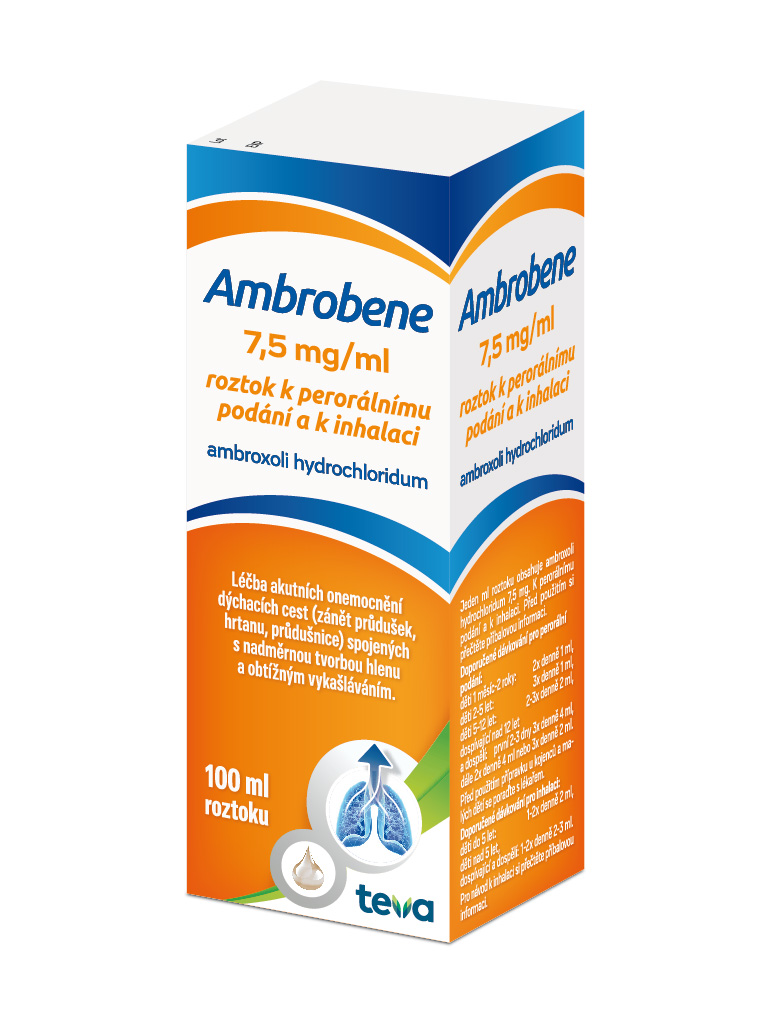 Levně Ambrobene, 7,5 mg/ml roztok k perorálnímu podání a k inhalaci 100 ml