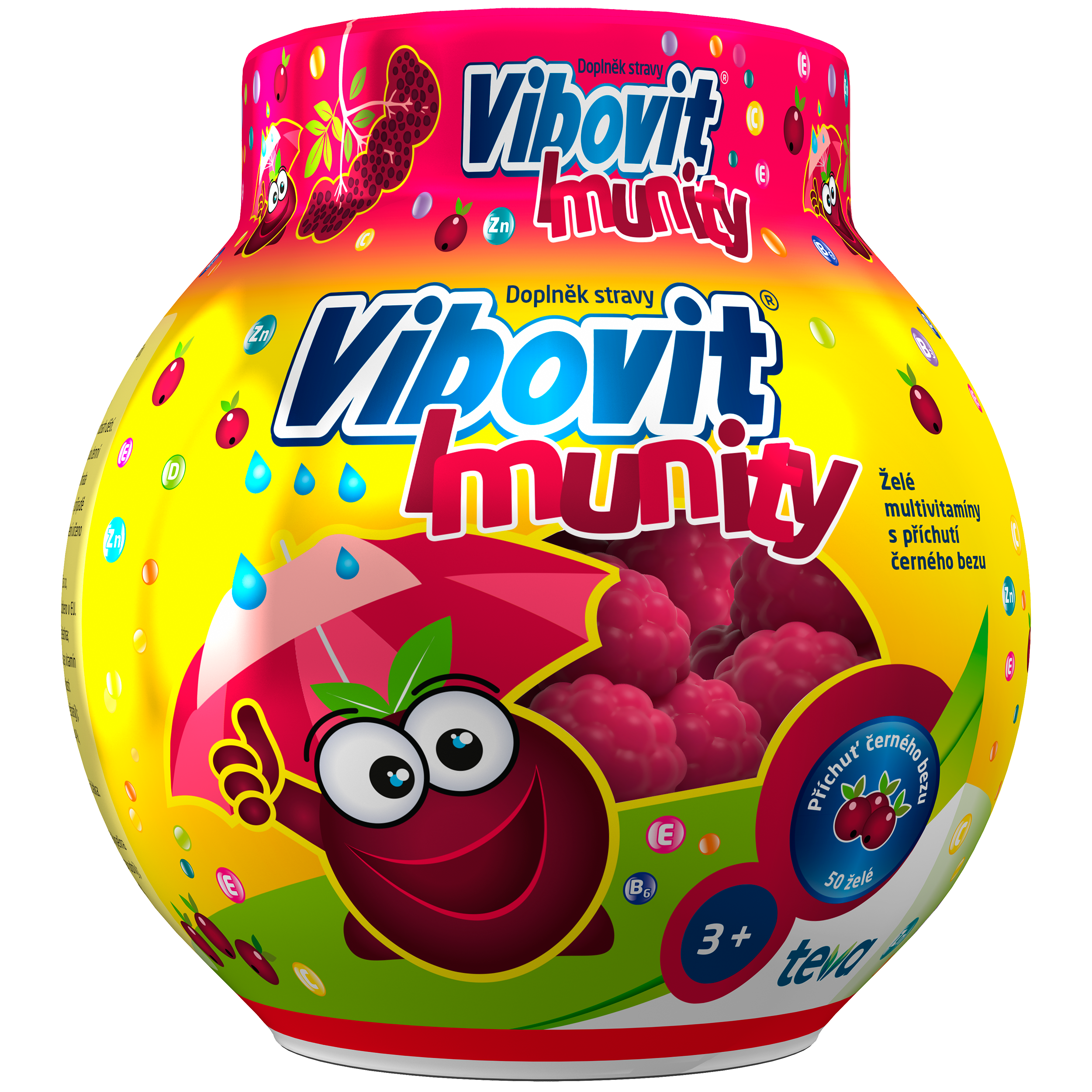Levně Vibovit Imunity, želé multivitaminy 50 ks