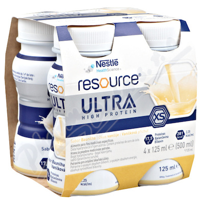 Levně Resource Ultra High Protein Vanil.por.sol.4x125ml
