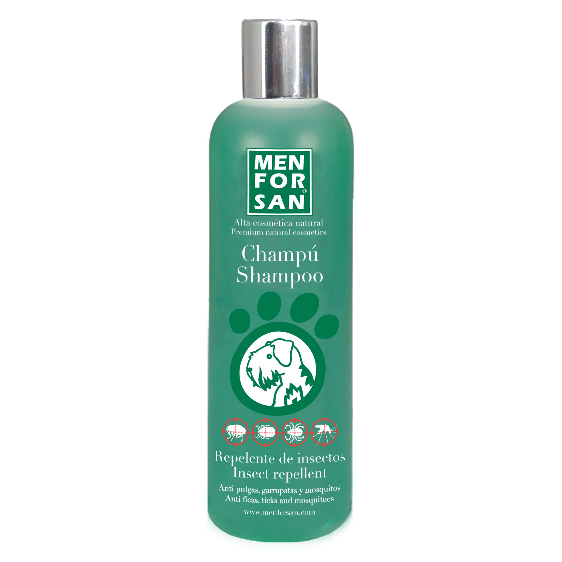 Levně Menforsan Šampon repelent proti hmyzu pro psy 300ml