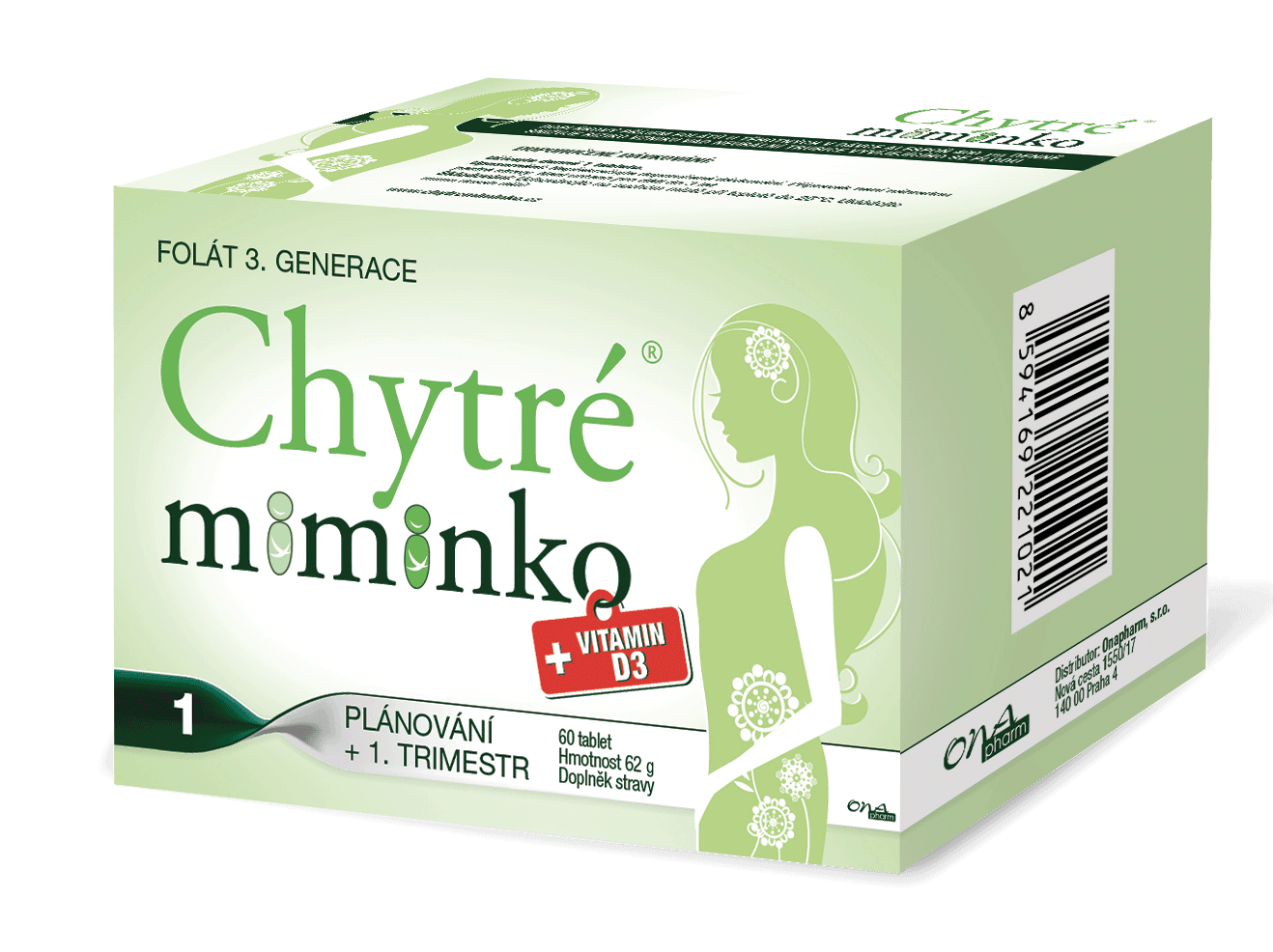 Levně Chytré miminko methylfolát 1 tbl.60