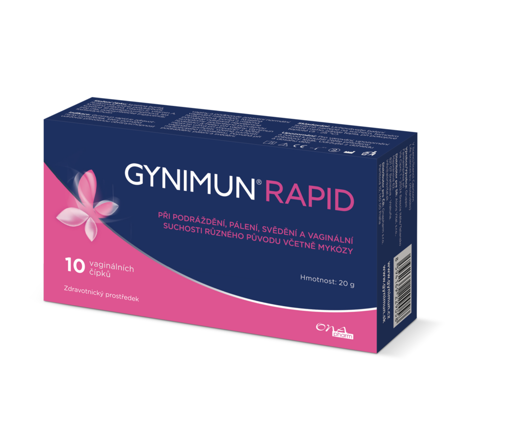 Levně Gynimun Rapid 10 vaginálních čípků