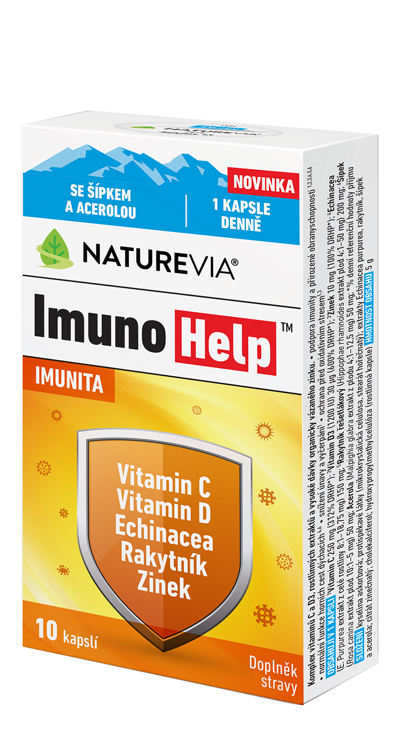 Levně NatureVia ImunoHelp cps.10