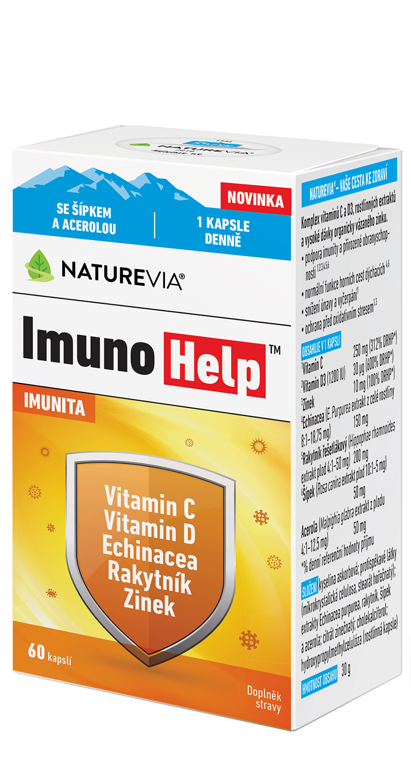 Levně NatureVia ImunoHelp cps.60