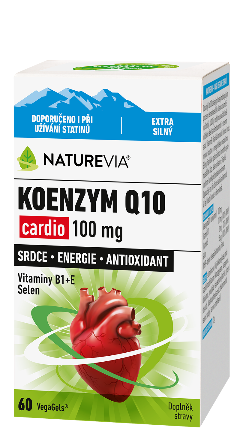 Levně NatureVia Koenzym Q10 Cardio 100mg cps.60